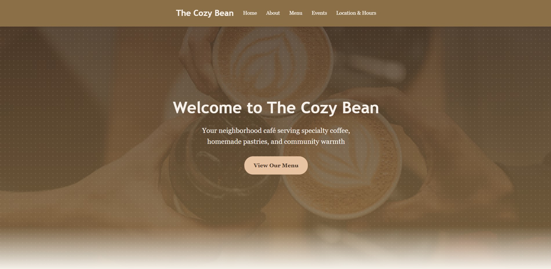 Warm inviting design